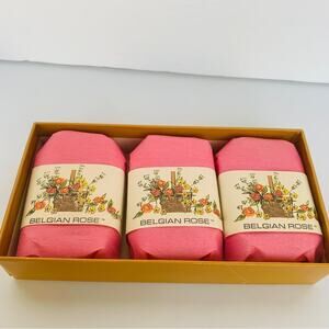 NEW Vintage Ben Rickert Belgian Rose Luxury Soap